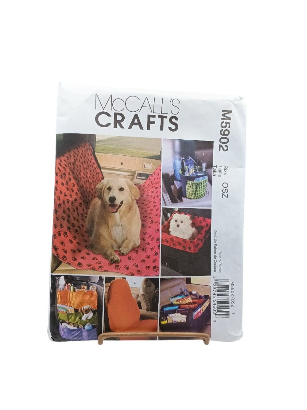 UNCUT McCalls M5902 Car Organizers Sewing Pattern OSZ 21 Pieces Craft Accessorie